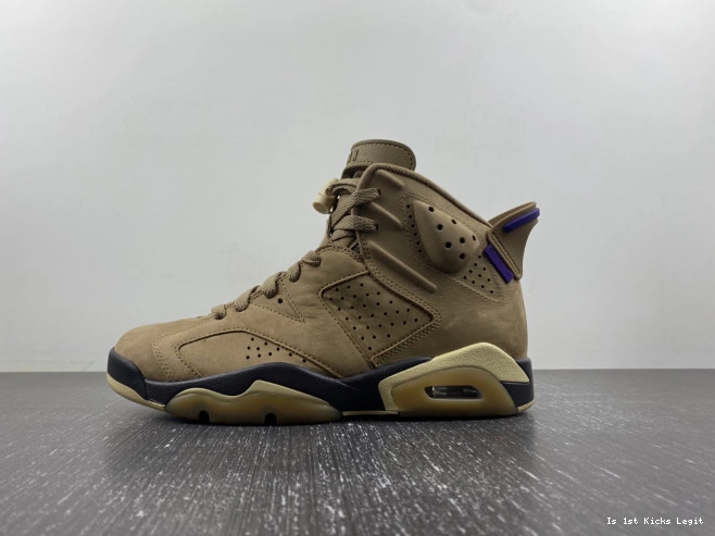 WMNS Jordan Air Brown Kelp 6 FD1643-300 Gore-Tex 0823